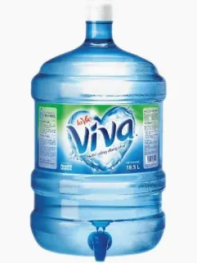 Nước bình tinh khiết Viva 19l có vòi / úp