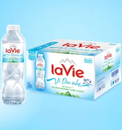 Thùng 24 chai nước suối Lavie 500ml