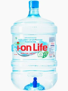 Nước bình tinh khiết Ion life 19l có vòi / úp